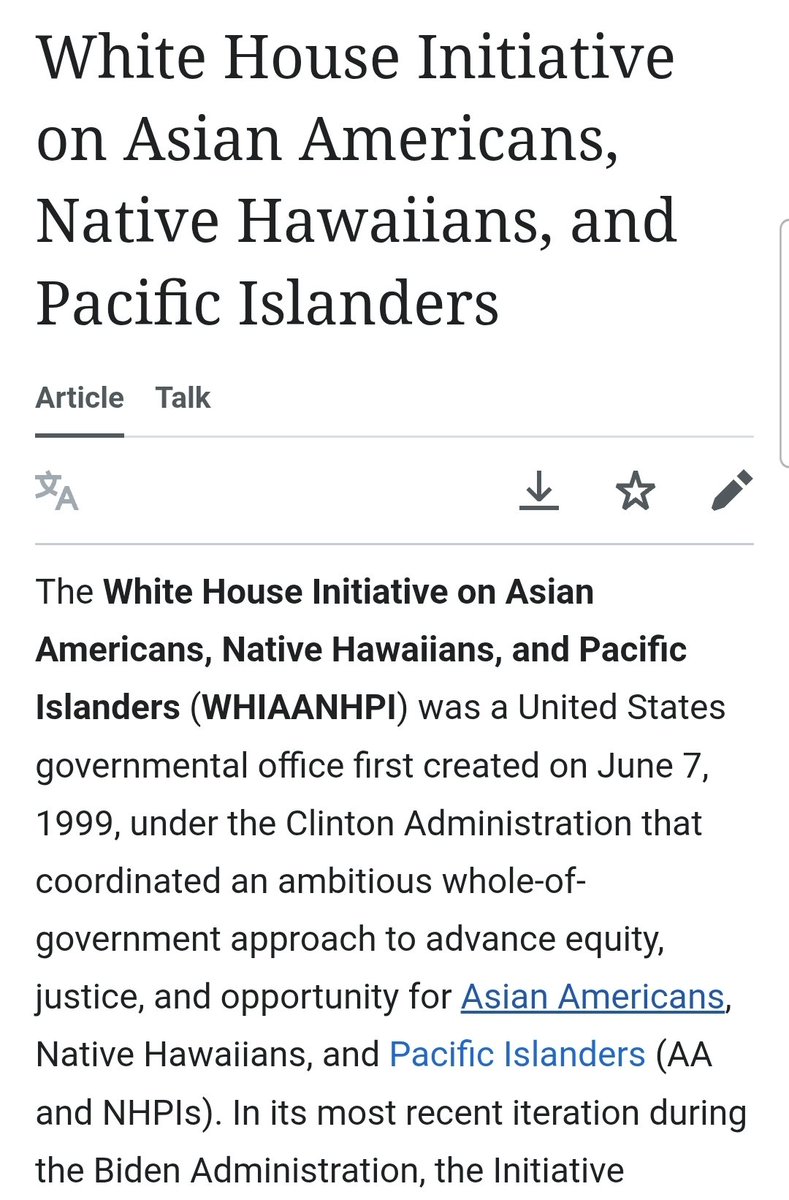 Behembaba's tweet photo. Are you unaware of The Economic Advancement of AAPI executive order that has been renewed and expanded since Clinton? 

This is the problem with socialists. Y'all are programed to hate Black Americans. https://t.co/McUCv5kvnm