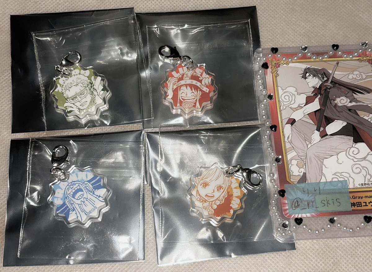 _rr_skis's tweet photo. 《交換》ONEPIECE ワンピース アクリルマルチチャームコレクション

〈譲〉ゾロ　ルフィ　フランキー　ナミ
〈求〉サンジ　ロビン

郵送にて交換希望。検索からもお気軽にお声掛けください。よろしくお願いいします。 https://t.co/Ek8vCPyLis