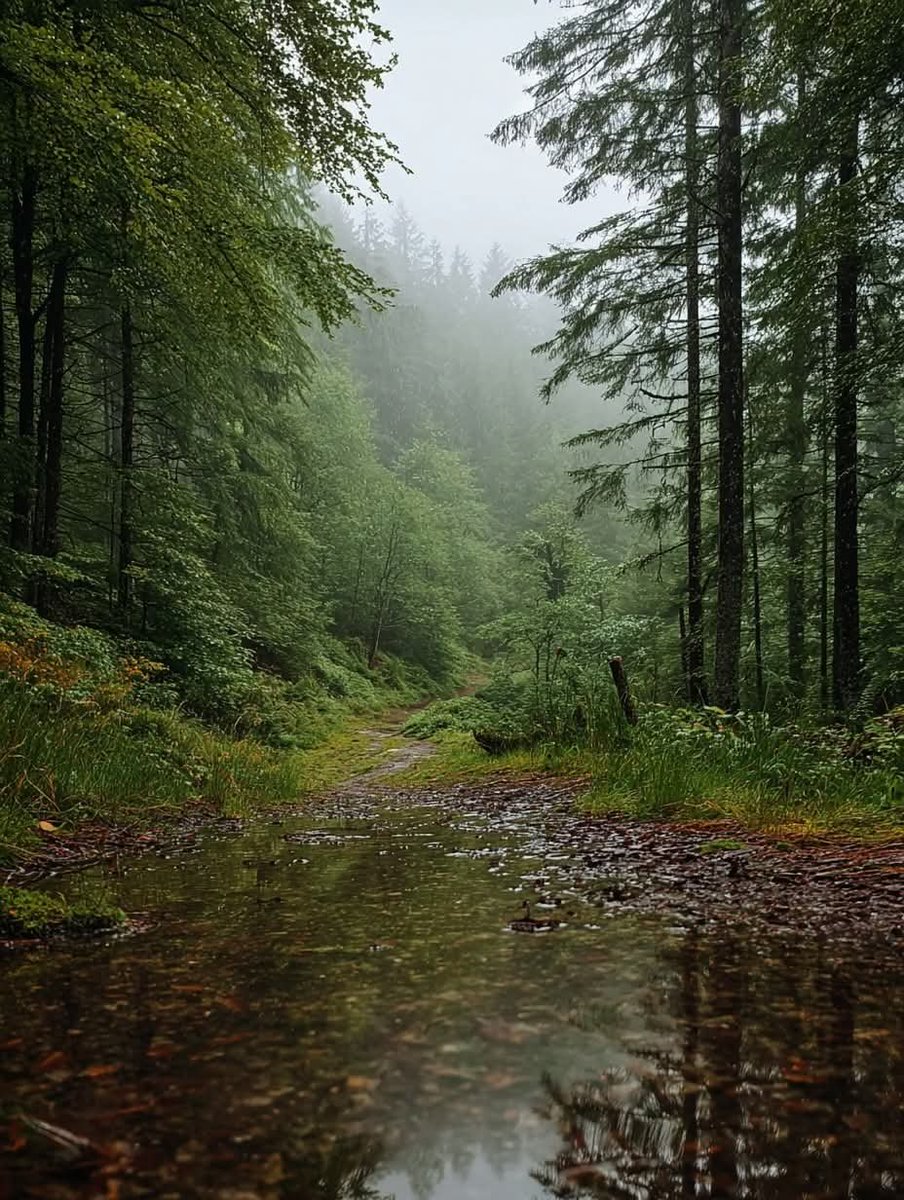 NaveedAnwar175's tweet photo. The kind of calm only a rain-washed forest can bring. https://t.co/stULxB8Ob6