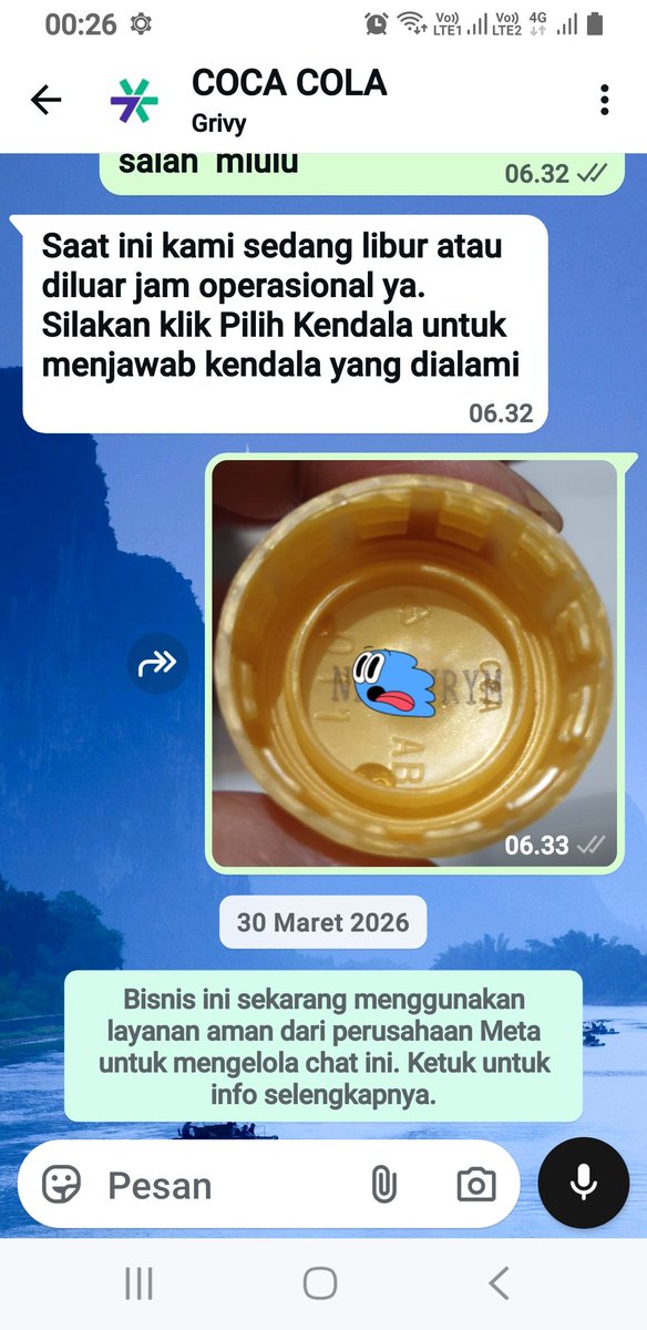 nitnotttt's tweet photo. @CocaCola_ID  hai pildun udh berakhir, ga dapet apa2, hanya 3 nomor unik yang masuk ke link , 1 dapet cola di alfa, tapi  ga gw bawa lah. #colapildun  #cocacolapildun https://t.co/LGYFy6J0B1