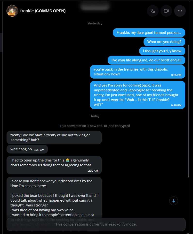 kronosflux's tweet photo. Hello I'm Frankie I love manipulating minors to hate a targetted individual named Royverie that made me feel sad! #Garn47 https://t.co/N606JFAsqZ