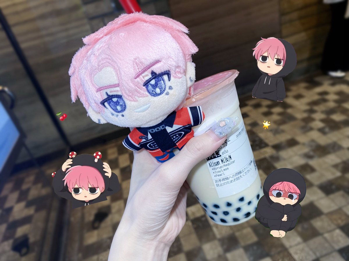 0i7zz's tweet photo. 最近唐突なゴンチャブーム⤴️💘 w/多聞くん♡ https://t.co/i7AIqZofJR