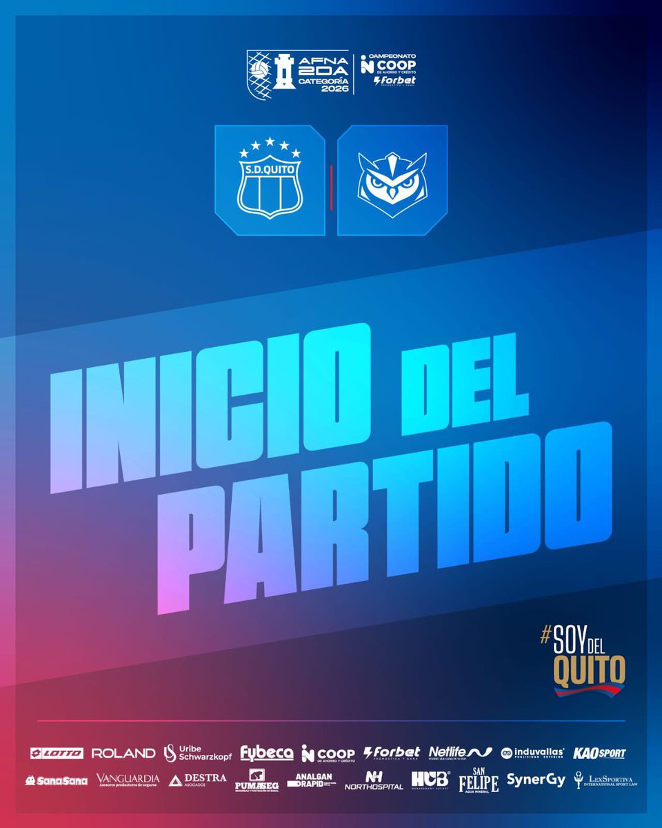SDQuito_Oficial's tweet photo. Final Campeonato Incoop Segunda Categoría AFNA by Forbet ⚽️
#SDQuito 🆚 Real Puerto Quito
#SoyDelQuito 💙❤️ https://t.co/cmx8PUcvvf