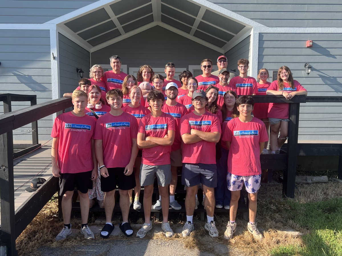armsofhope's tweet photo. Chisholm Trail Church of Christ from Duncan, Oklahomas did an amazing job for their Mission Week on the #ArmsofHope Boles Campus! We are so thankful for all the church groups that come to all three of the Arms of Hope Campuses during the summer. https://t.co/c9VOCeanwl