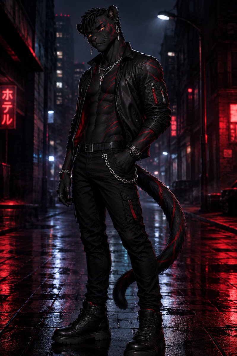 truefreakstar's tweet photo. Jhon Lee (Fursona / Furry Version)
@prettysxvagx

#Furry #FurryAI #FurryArt #IA #IA #Pantera #Panther #Fursona #OC https://t.co/5jePqbq6F2