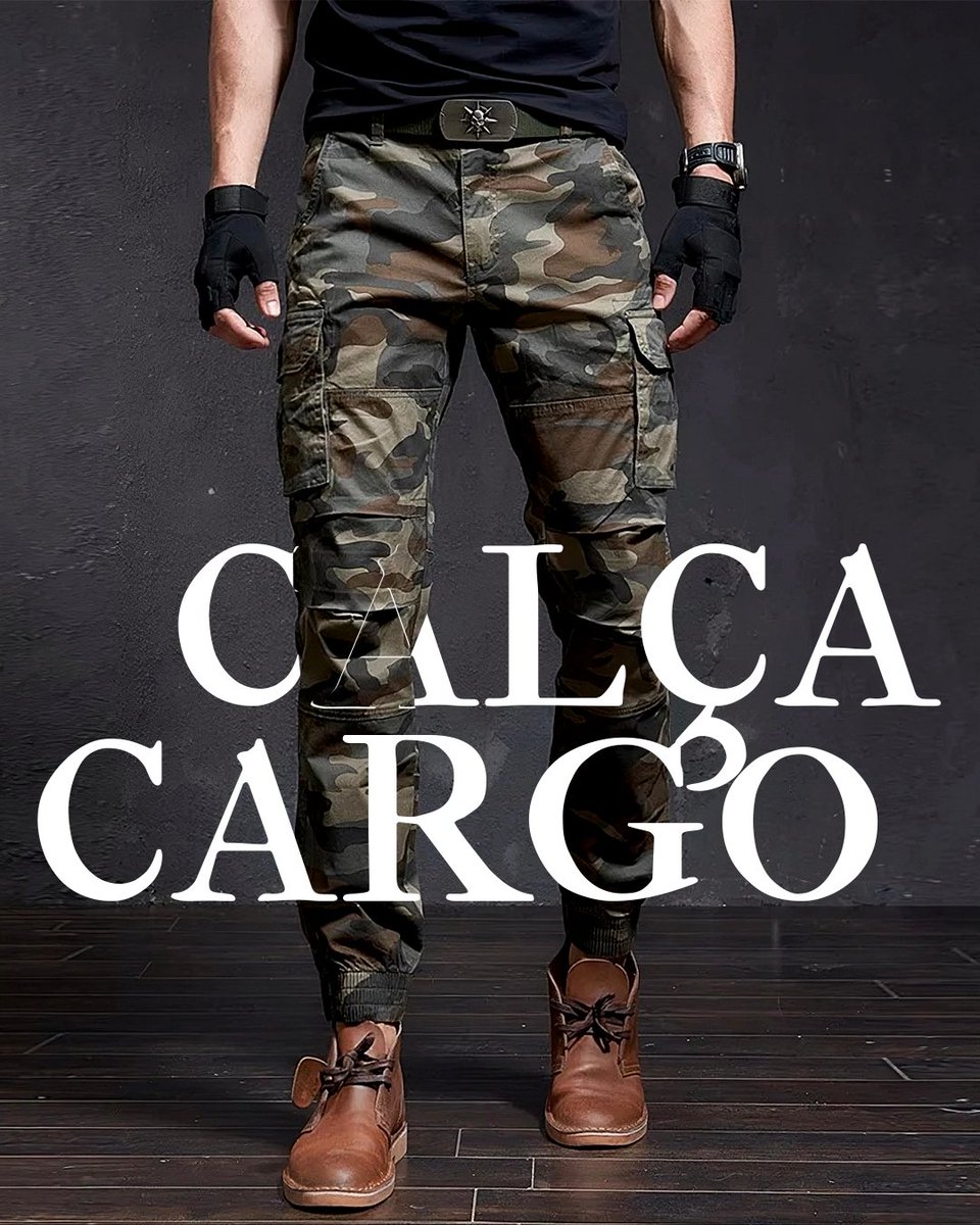 lojadomilitarof's tweet photo. Com bolsos funcionais e modelagem confortável, a calça cargo camuflada oferece espaço para seus equipamentos sem abrir mão do visual tático.

#CalcaCargo #Camuflada #EquipamentoTatico #Militarismo #Outdoor #EstiloMilitar #Sobrevivencialismo #Aventura #Tatico #LojaDoMilitar https://t.co/74rScKmadL