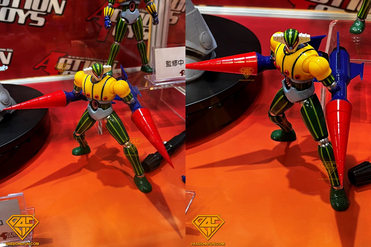 PassionXFun's tweet photo. ACGHK 2026 Action Toys Mini Action Jeeg
#actiontoys #miniaction #actionfigures #Jeeg #JeegRobot #JeegRobotdacciaio #鋼鉄ジーグ #ジーグ #永井潔 #kotetsujeeg #steeljeeg #anime #mecha #robot #acghk2026
https://t.co/yuqXIeWqlc https://t.co/QqYNiKX2ze