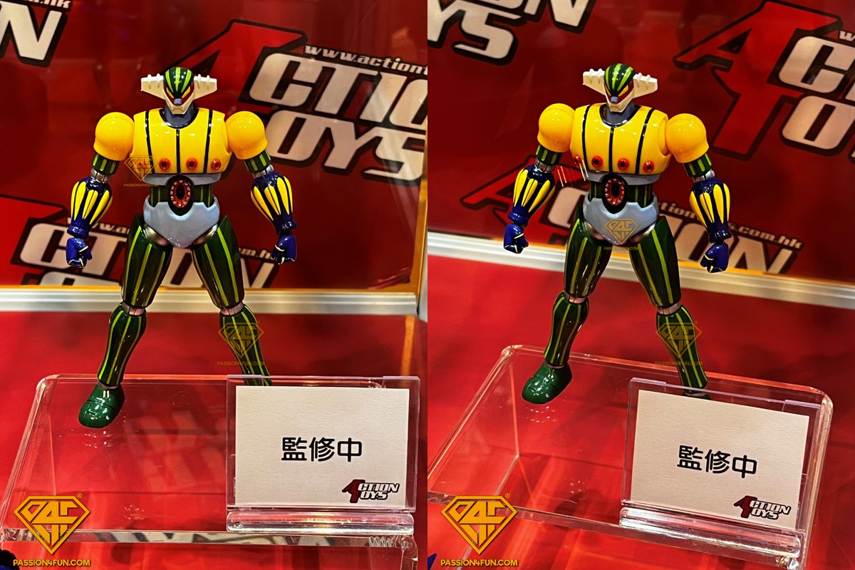 PassionXFun's tweet photo. ACGHK 2026 Action Toys Mini Action Jeeg
#actiontoys #miniaction #actionfigures #Jeeg #JeegRobot #JeegRobotdacciaio #鋼鉄ジーグ #ジーグ #永井潔 #kotetsujeeg #steeljeeg #anime #mecha #robot #acghk2026
https://t.co/yuqXIeWqlc https://t.co/QqYNiKX2ze