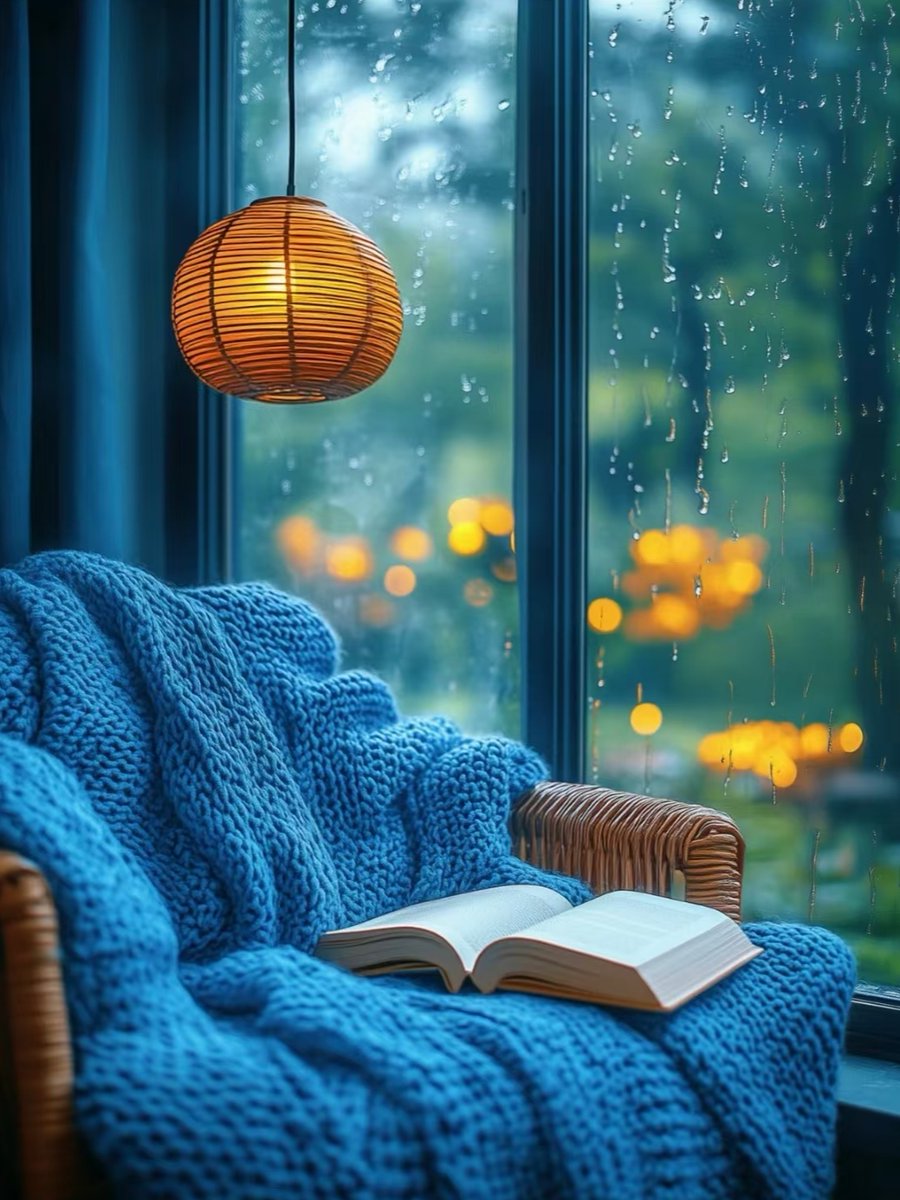 HarefaIfan's tweet photo. Cozy weekend vibes! Rain tapping on the window, hot coffee in hand, and a good book waiting. Perfect lazy autumn day https://t.co/0yzg170fpf