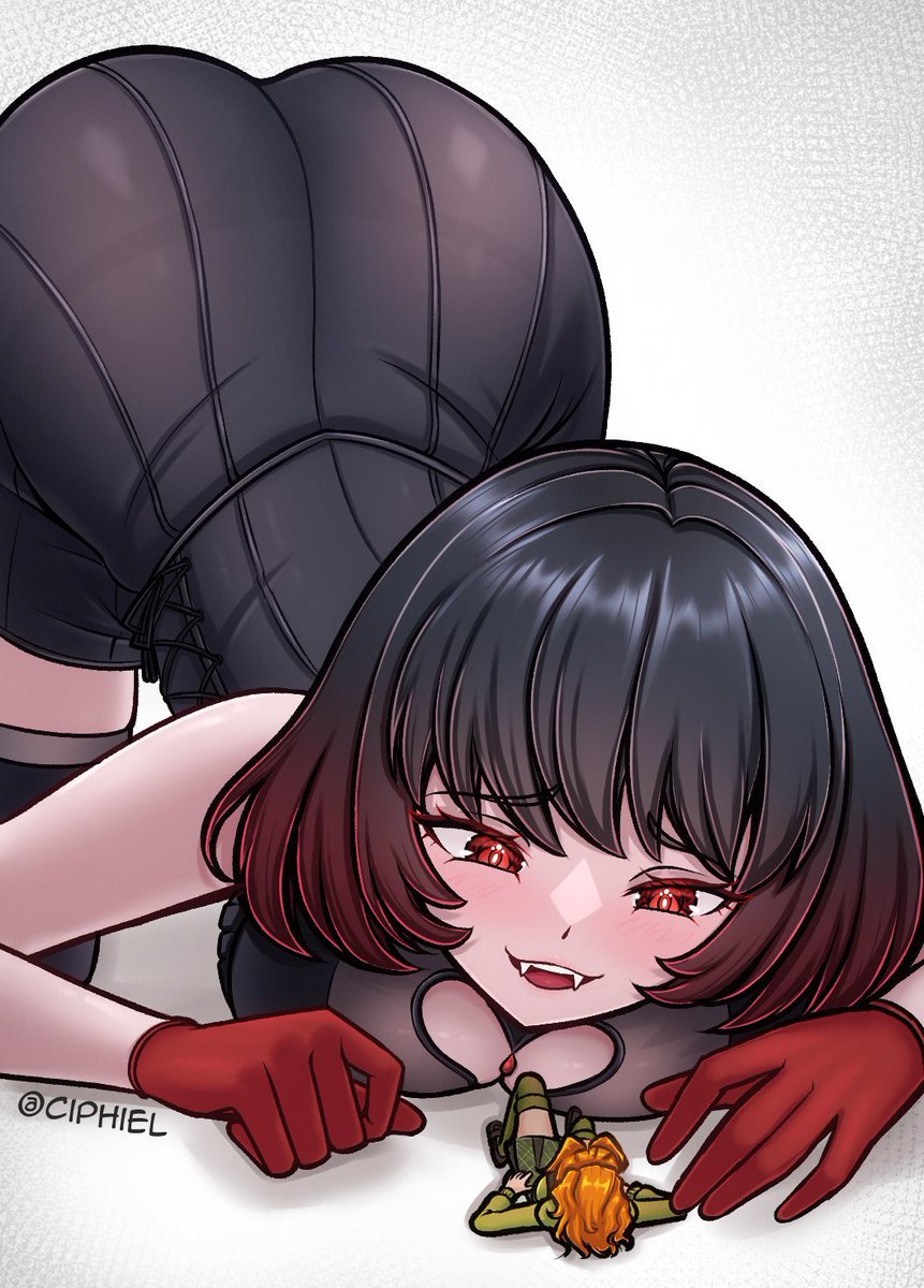 Ciphiel's tweet photo. Seems like the Shrink Ray item is a powerful thing to have around...
Paige and Mina are from Deadlock, on Saturdays we post things again, except when we don't.
#Deadlock #batbook https://t.co/km0mn6QcWR