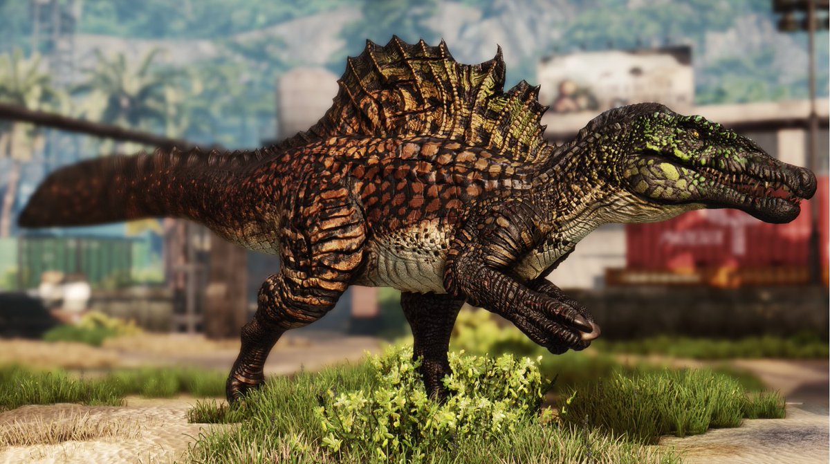 Maxsentia54's tweet photo. Temperate Monitor Royal Spinosaurus, now up on the Steam Workshop for @PrimalCarnage!

#Art #PaleoArt #Dinosaurs #Dinosaur #PrimalCarnage #PrimalCarnageExtinction #PrimalCarnageEvolution #Spinosaurus https://t.co/tOz57uYF1V