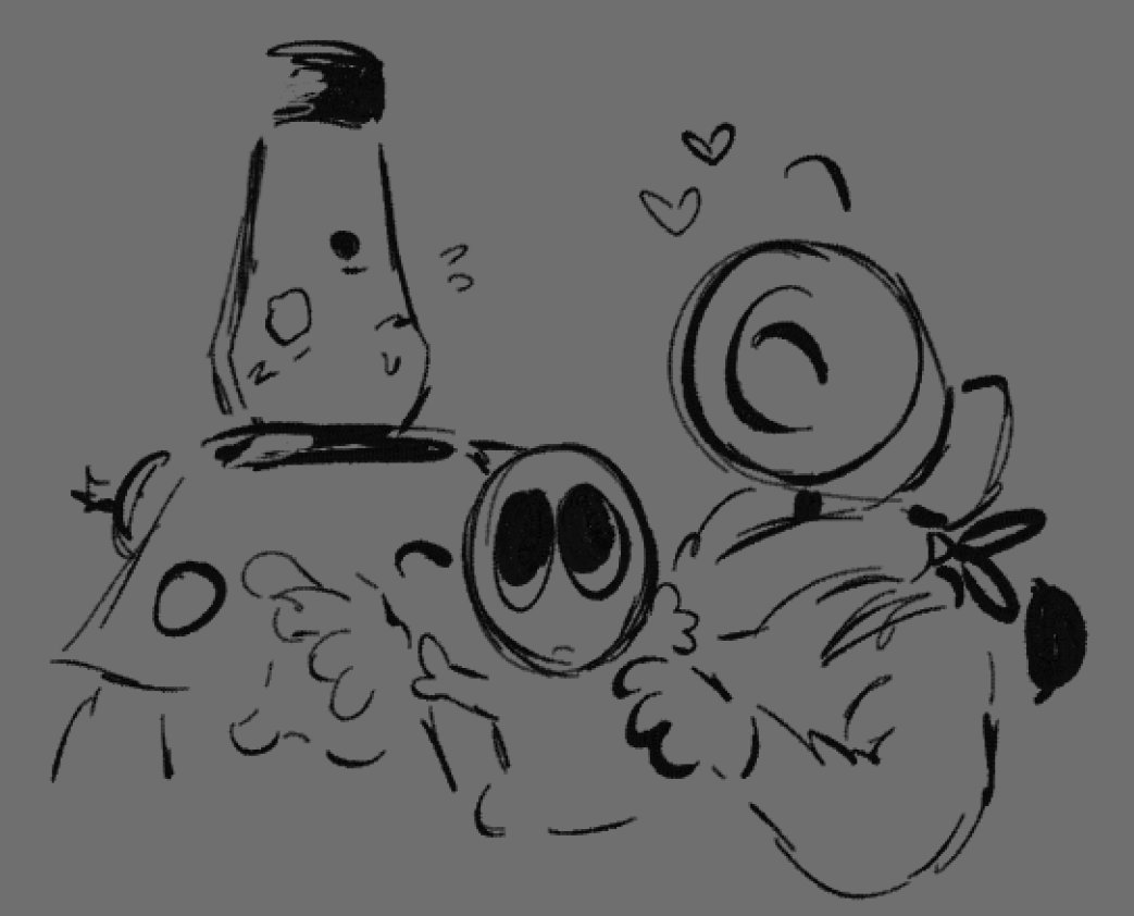 pesticidepunk's tweet photo. woke family and their alien baba 
not tagging because these are lazy and self indulgent lol https://t.co/34rWs9DR2u