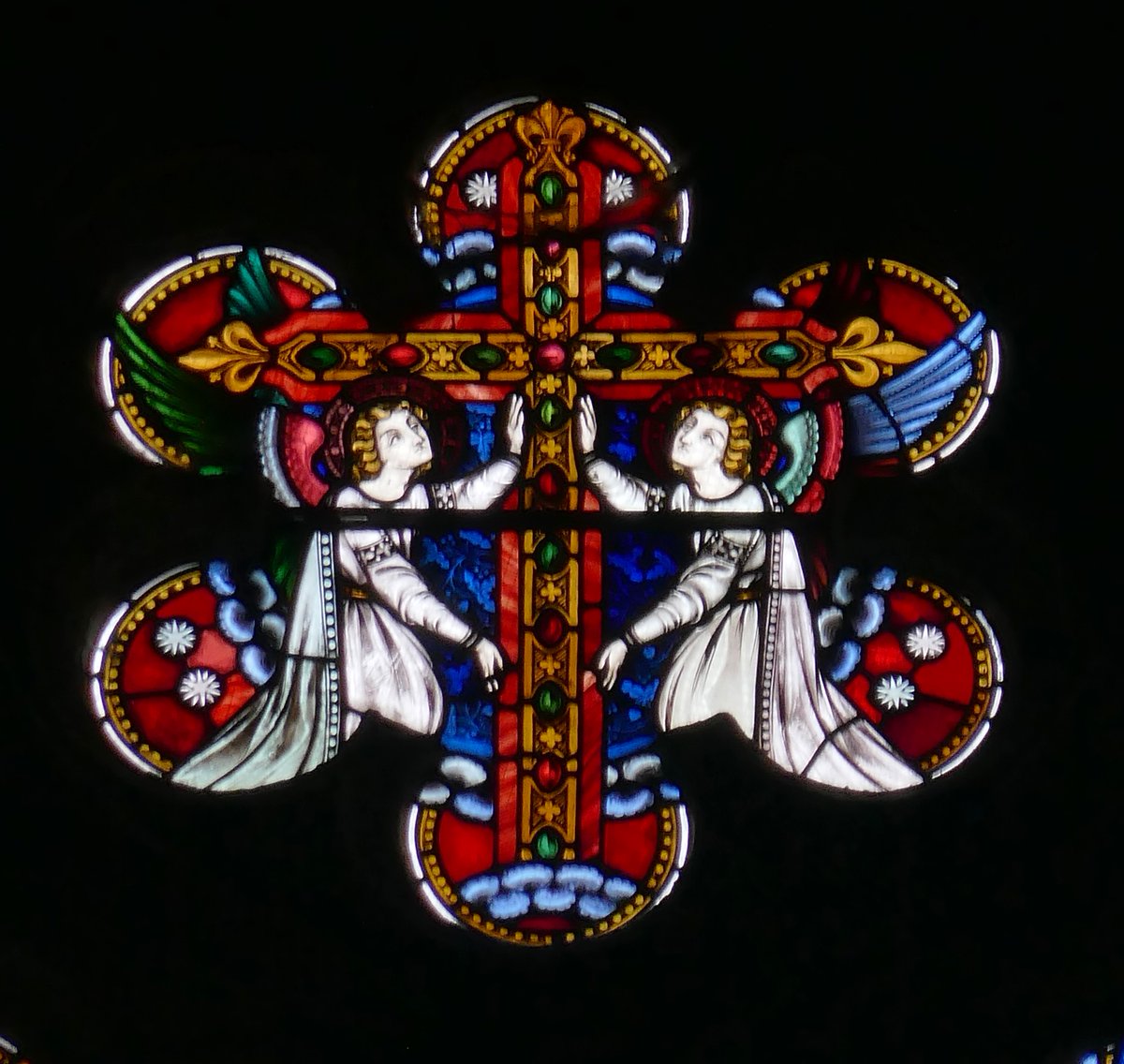 KWCook57's tweet photo. #StainedGlass in All Souls #Boothtown. https://t.co/vnSEYGMVZL