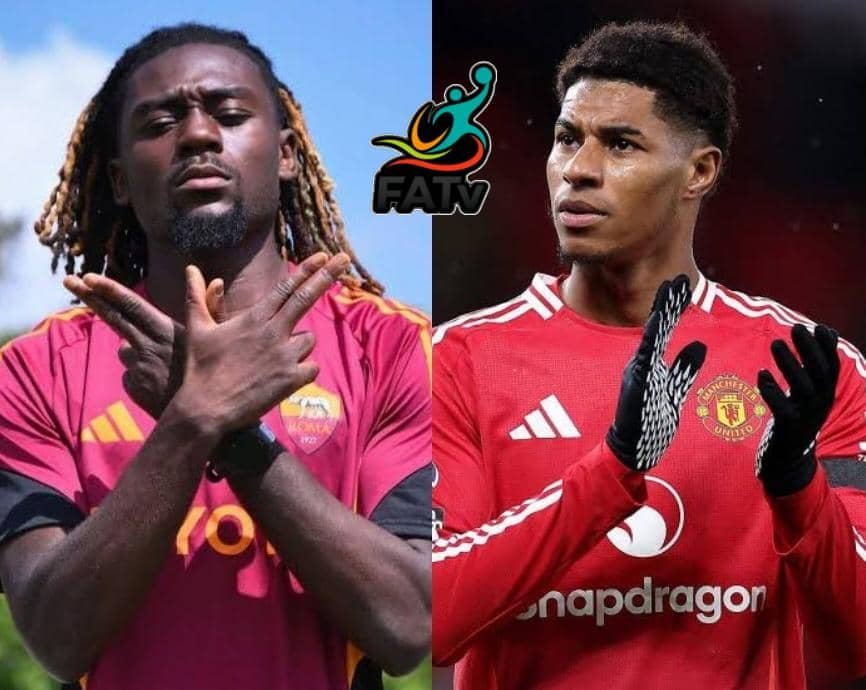 FootballDeArena's tweet photo. 🚨🚨| NEW: Manchester United have proposed a 𝐒𝐖𝐀𝐏 𝐃𝐄𝐀𝐋 with Roma involving Marcus Rashford and Manu Koné. 🔄🏴󠁧󠁢󠁥󠁮󠁧󠁿

Rashford's €11m net/season wage is proving a sticking point in negotiations.

{@Gazzetta_it} @goalsside https://t.co/ktQAOrtsGX