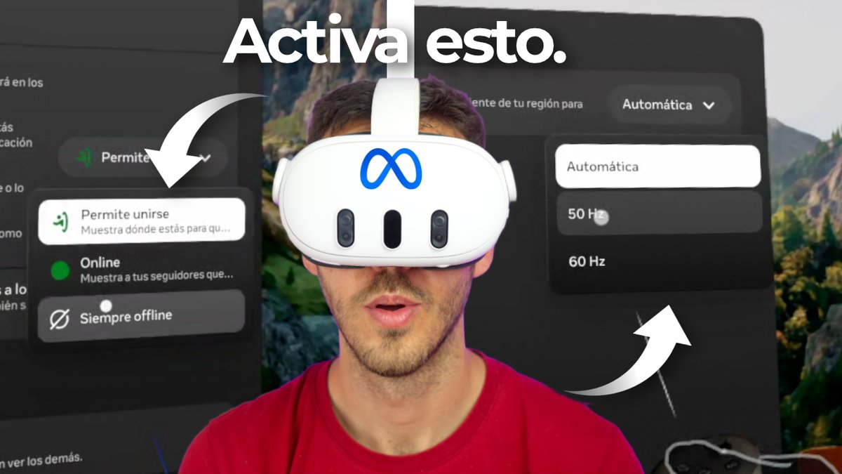 nextmanu_'s tweet photo. ⚙️ En los últimos meses han salido muchas opciones que mejoran nuestras Quest 3 y 3s.

Las he recopilado y os digo por qué activar muchas de ellas.

Todos los detalles ➡️ https://t.co/SKj2igyPEP https://t.co/UqiVVD8HIN
