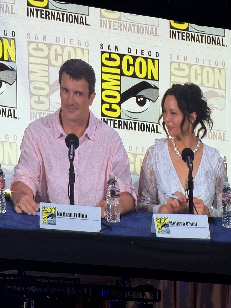 Mcylyck's tweet photo. #SDCC2026 #TheRookie panel was nice. It really helps to watch the show to know who/what they were talking about. I’m glad @NathanFillion made it to a panel. Seems like he’s usually busy and calls in remotely. There’s also a new spinoff called The Rookie North. @cinemasentries https://t.co/47dif6shET