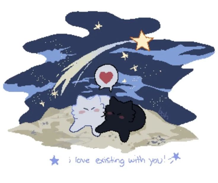 Nightbloomc's tweet photo. i love existing with you! https://t.co/QKHIh0r4ww
