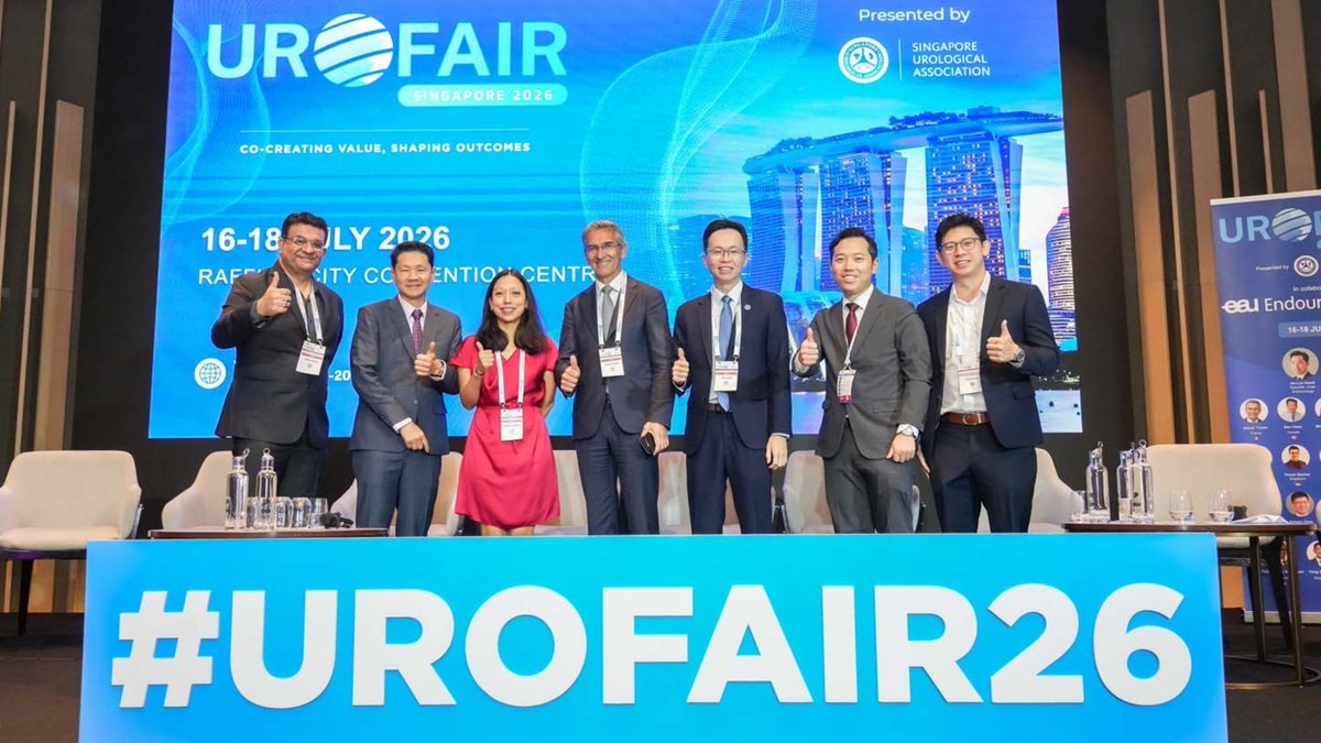 jl_kwok's tweet photo. ✅️#UROFAIR26🇸🇬 #EAUEndourology x #AUSET x #SUA A Wrap! An honor for us to host
1️⃣ Fantastic Hands-on Workshop
2️⃣Excellent joint plenary: surgical innovation & advancement.
Look forward #UROFAIR27 15-17 July 2027 @drrajvtiwari
As Endourology scientific chair 🙏
@OTRAXER @DrBenChew @ChuckScalesMD @_MCorrales_ @kmoretry @takatakaJinoue @steffiyuen @DocGauhar @jl_kwok @iamdockarl
@YiQuan_Uro @kelvenchen1 @yeowyy @YKTan_urology @urommoo
Endourology Scientific co-chair: @jl_kwok
Scientific Co-chairs: @jleow #ZitingWang
Organizing Chair: @LuJirong
@Uroweb @asiaendouro @PEARLSendouro