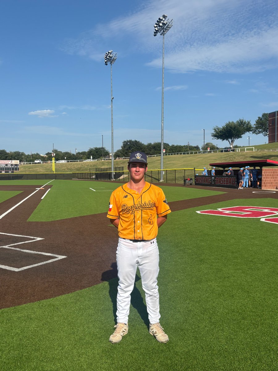 FiveToolTexas's tweet photo. F: @1836Roughriders Hauser 2028 8, Dallas Tigers Houser 2028 2
PoG: Cooper Evans 6 IP, 4K, ER, BB | 2-3, RBI, R
Hitter: Drew Liddell 2-3, 2B, RBI, R https://t.co/aOv6iFaTRm