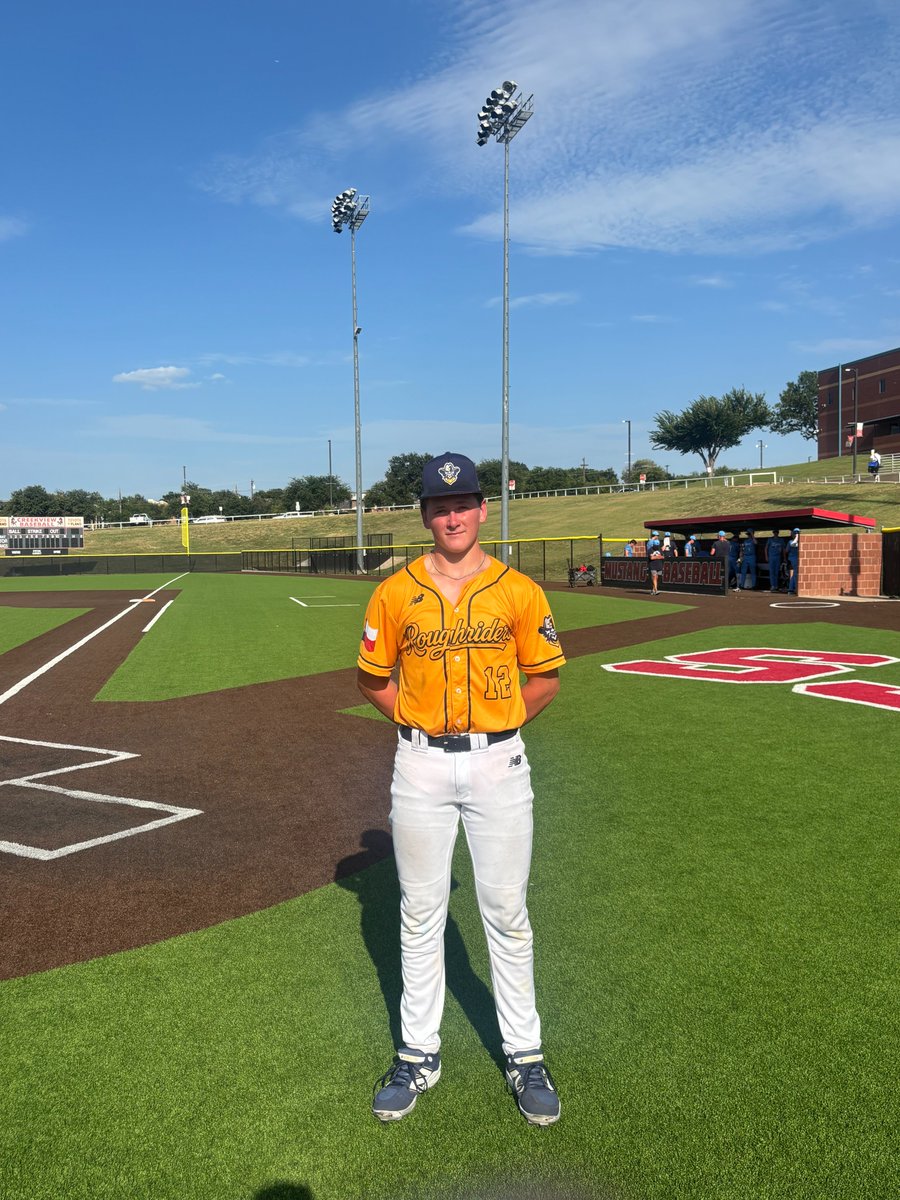 FiveToolTexas's tweet photo. F: @1836Roughriders Hauser 2028 8, Dallas Tigers Houser 2028 2
PoG: Cooper Evans 6 IP, 4K, ER, BB | 2-3, RBI, R
Hitter: Drew Liddell 2-3, 2B, RBI, R https://t.co/aOv6iFaTRm