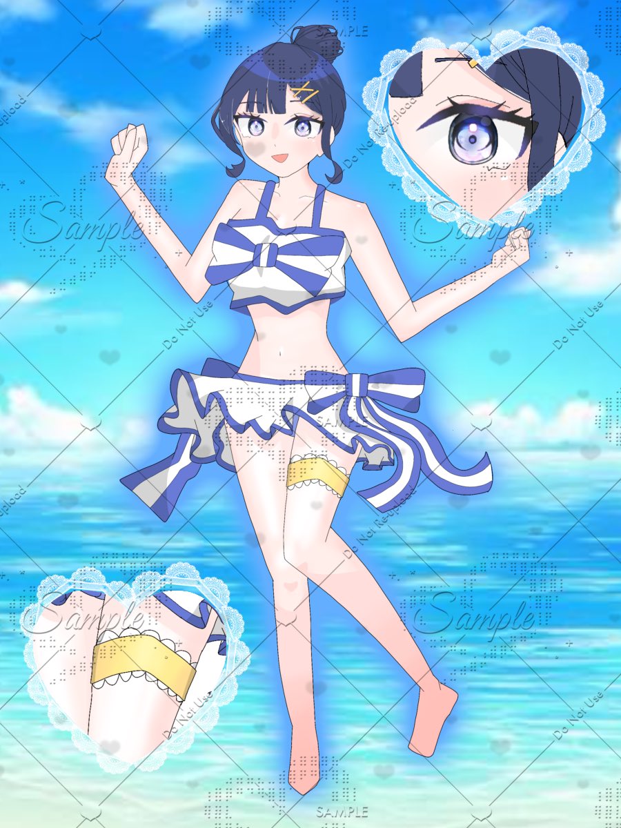 choco06220612's tweet photo. ⟡#立ち絵公開チャレンジ 達成.ᐟ.ᐟ⟡

✧••┈┈┈┈┈┈••✧

夏だ！海だ！水着だ！

✧••┈┈┈┈┈┈••✧

#おはようVライバー
#ちあのアトリエ https://t.co/lNDWwt5PeK