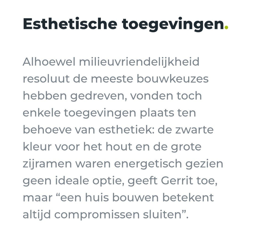 jennydouwes's tweet photo. Een 'duurzaam' onder architectuur gebouwd huis op een locatie waar minstens 20 gezinnen hadden kunnen wonen, met 54 (!!) zonnepanelen, 2 (!!) auto's en esthetische compromissen..maar u mag NiET oP VliEgVaKanTIe@! en foei overconsumptie 🤣 🤣 GH lacht zich rot en vult zijn 💰💰 https://t.co/PwZ5wHc2eO