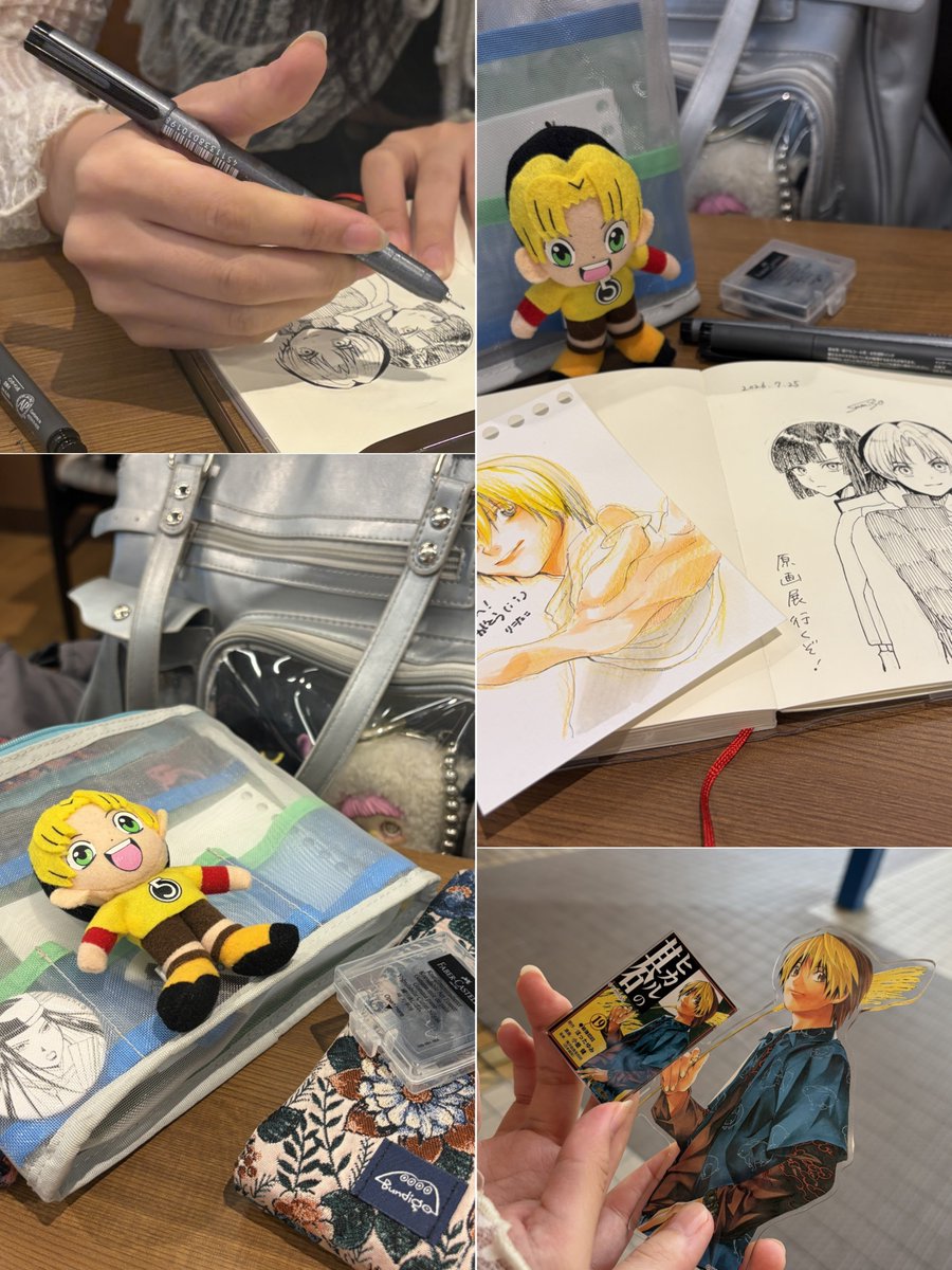 Lctmaan_'s tweet photo. 酢みそとやっとこさ原画展いけた記念
（朝活でスケブおねだりした☺️） https://t.co/Yz8M5c7pvY
