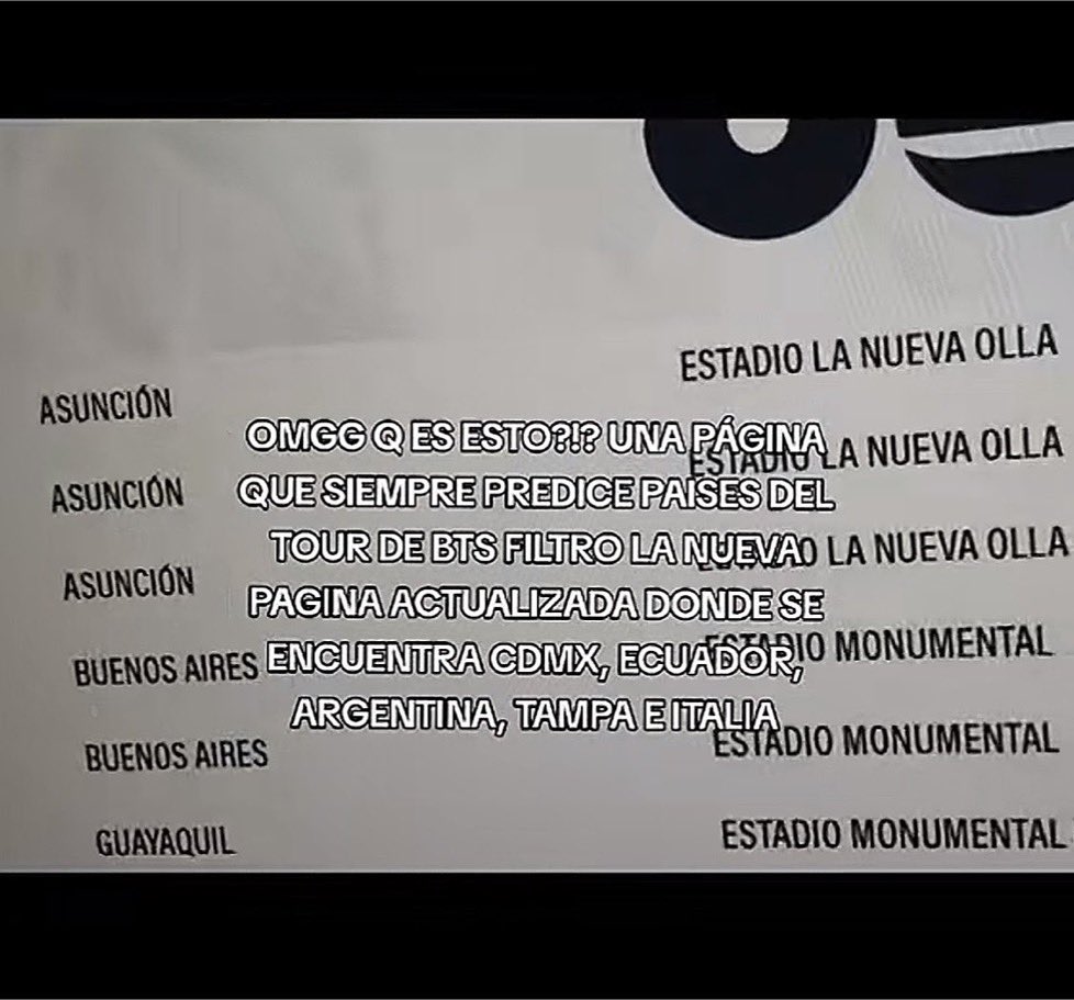 swiftooru's tweet photo. inchequeable pero si esto es verdad y los bts vienen al monumental en 2027 ya mismo me pongo a timbear la jubilacion de mi abuela esos vips no me los saca NADIE https://t.co/xy4m1Fak9E