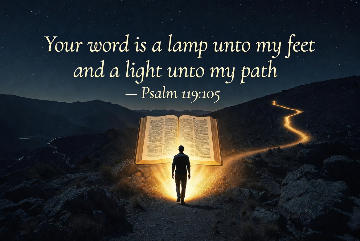 Nathan777Daniel's tweet photo. Your word is a lamp unto my feet and a light unto my path 

Psalm 119:105 https://t.co/qQ01jUg17V