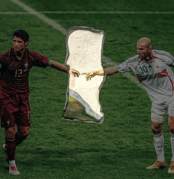 Cr7stianismo_'s tweet photo. Esta es la mejor foto de la historia del fútbol. https://t.co/irnMbm9hFs