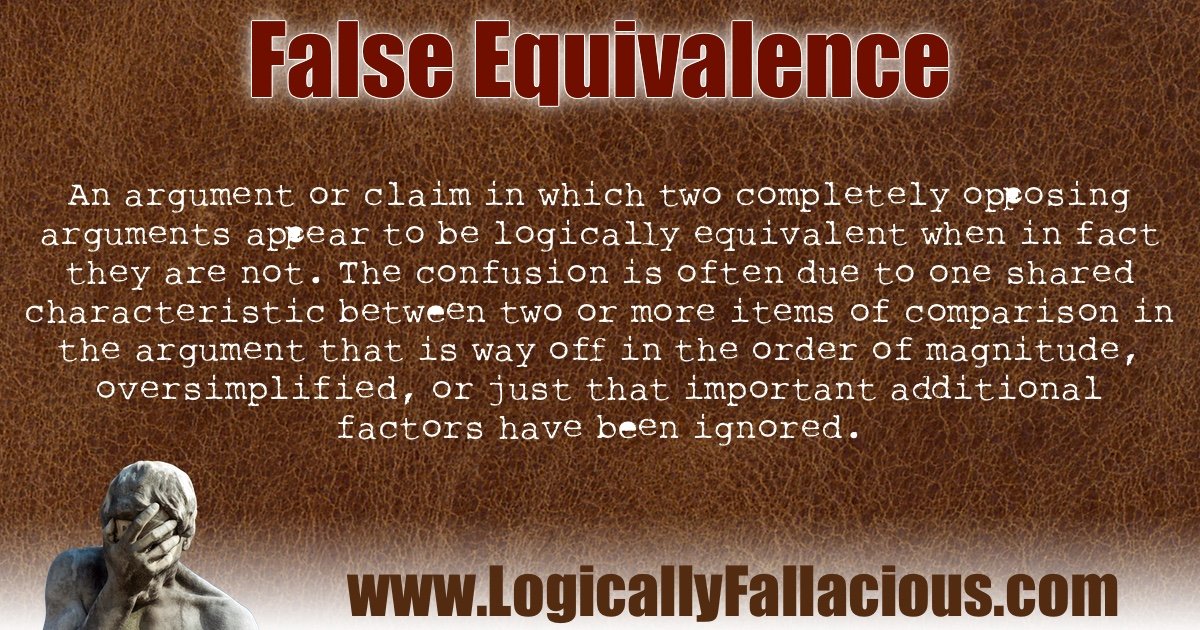 chckster_'s tweet photo. @AnimeLoveLover3 @labanvanotreal @deadh0es You need to provide actual proof these things are applicable to each other, otherwise its like comparing apples to oranges. This is a logical fallacy known as the false equivalence fallacy. https://t.co/pnEZEFiZM0