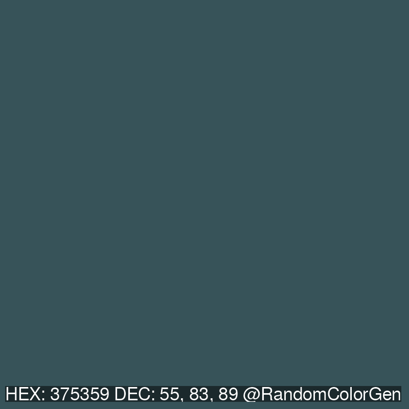 RandomColorGen's tweet photo. 375359
55, 83, 89 https://t.co/hVSqpo4ZHv