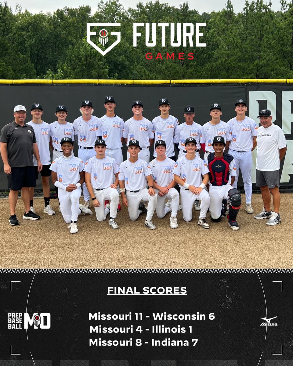 PrepBaseballMO's tweet photo. The Show-Me state showed out this week @prepbaseball #PBFG26 #TeamMO https://t.co/3fCaln75eX
