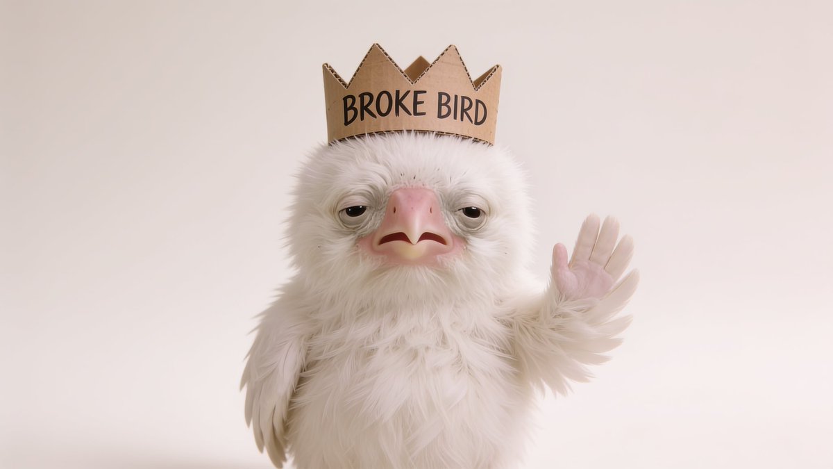 BrokeBirdCoin's tweet photo. @famous_dyl Keep em pealed https://t.co/lKfSYAAzBy
