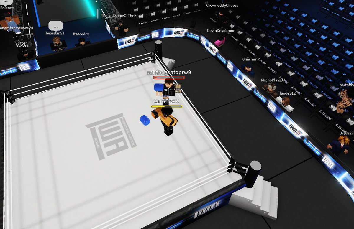 IWA_RBLX's tweet photo. #IWASummerTour: UWE NIGHT!

WE HAVE A WINNER!

In what was a DOMINANT One Sided matchup.. @neverwastepain is officially BACK ON TOP of @UWEONROBLOX &amp; is the NEW Universal CHMAPION! 🏆 https://t.co/hBzoduLVWy