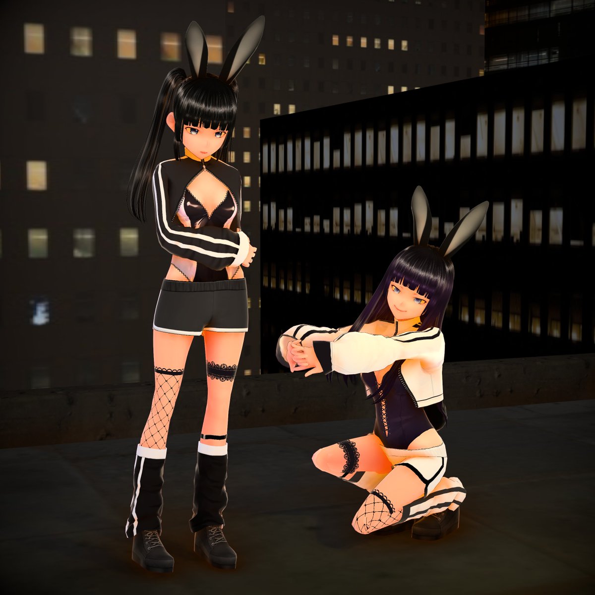 LynxRaide's tweet photo. I think @allianzkadett forgot to advertise this one...

(Haruka is a bit shy about this too...)

#VRoid #VrmPosingDesktop #tokinobox https://t.co/Ql047Y0vL1