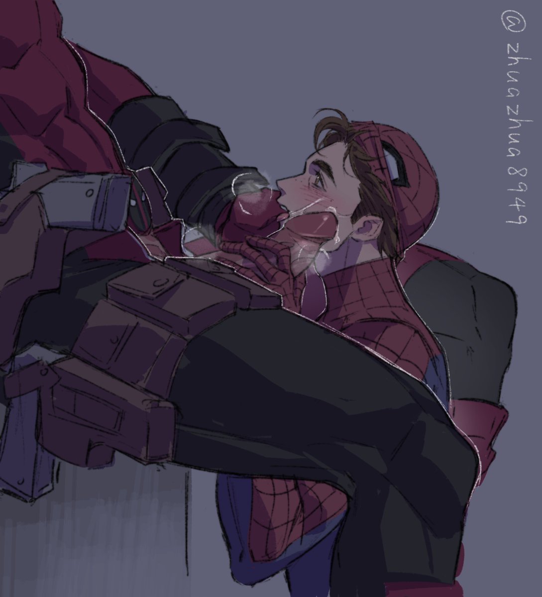 zhuazhua8949's tweet photo. 🚫NSFW🍆👅
#spideypool https://t.co/PXXRq2L7IZ