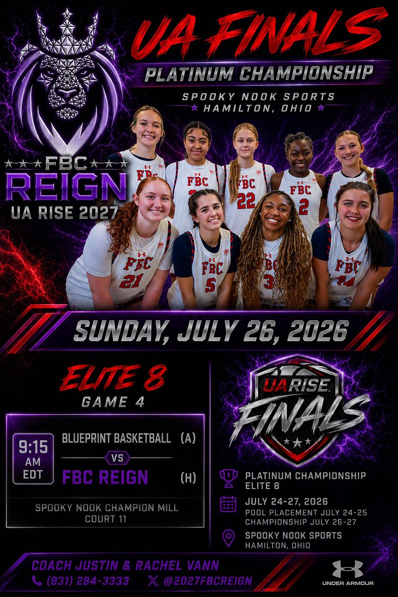 livloveday_21's tweet photo. ๐๐ฅ ELITE 8 BOUND! ๐ฅ๐
@2027Fbcreign advances to the @UARiseGirls Finals Platinum Championship Elite 8! So proud of my team going 3-0 so far! #finalride https://t.co/xQfu9mfUaa