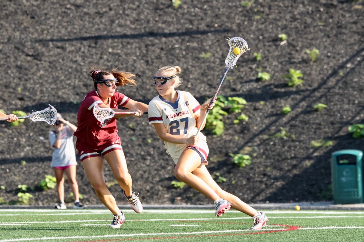 ILWomen's tweet photo. The New Balance All-America Senior Game has been all Team North so far.

Can the South pull off a comeback? Tune in on ESPNU to catch the finish! @CSELax https://t.co/CE3qIhEe0Y