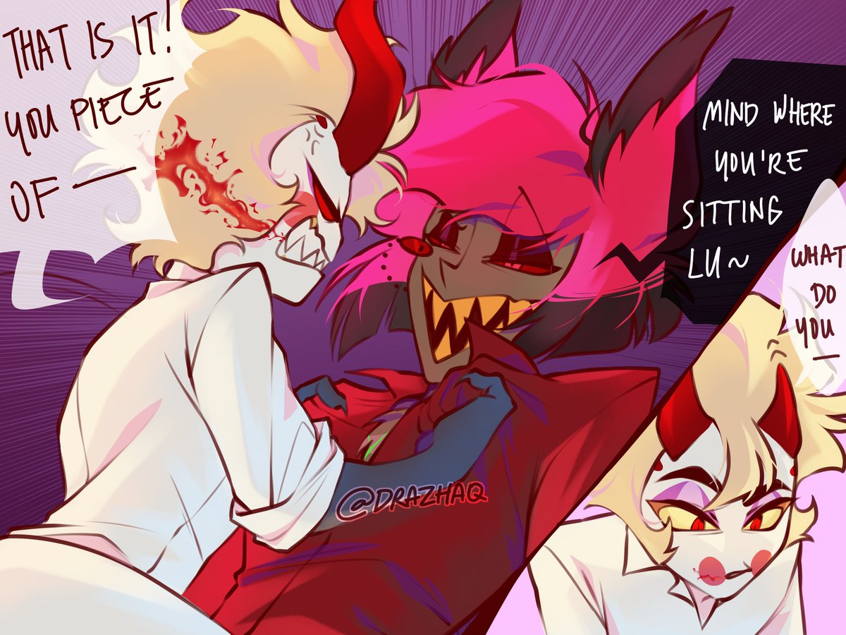 drazhaq's tweet photo. Always mind where you sit
#HazbinHotelFanart #HazbinHotelLucifer #HazbinHotelAlastor #radioapple #appleradio https://t.co/5WWWBHXeQm