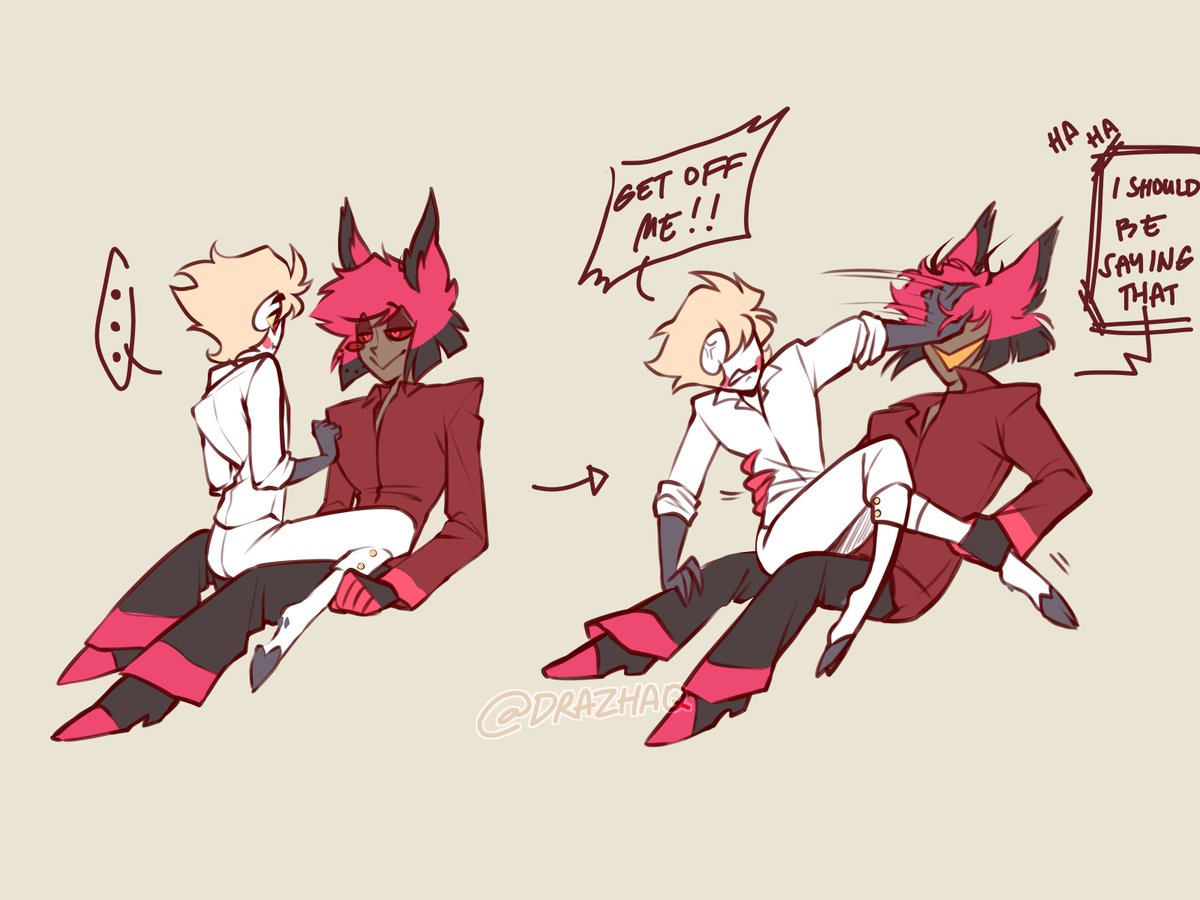drazhaq's tweet photo. Always mind where you sit
#HazbinHotelFanart #HazbinHotelLucifer #HazbinHotelAlastor #radioapple #appleradio https://t.co/5WWWBHXeQm