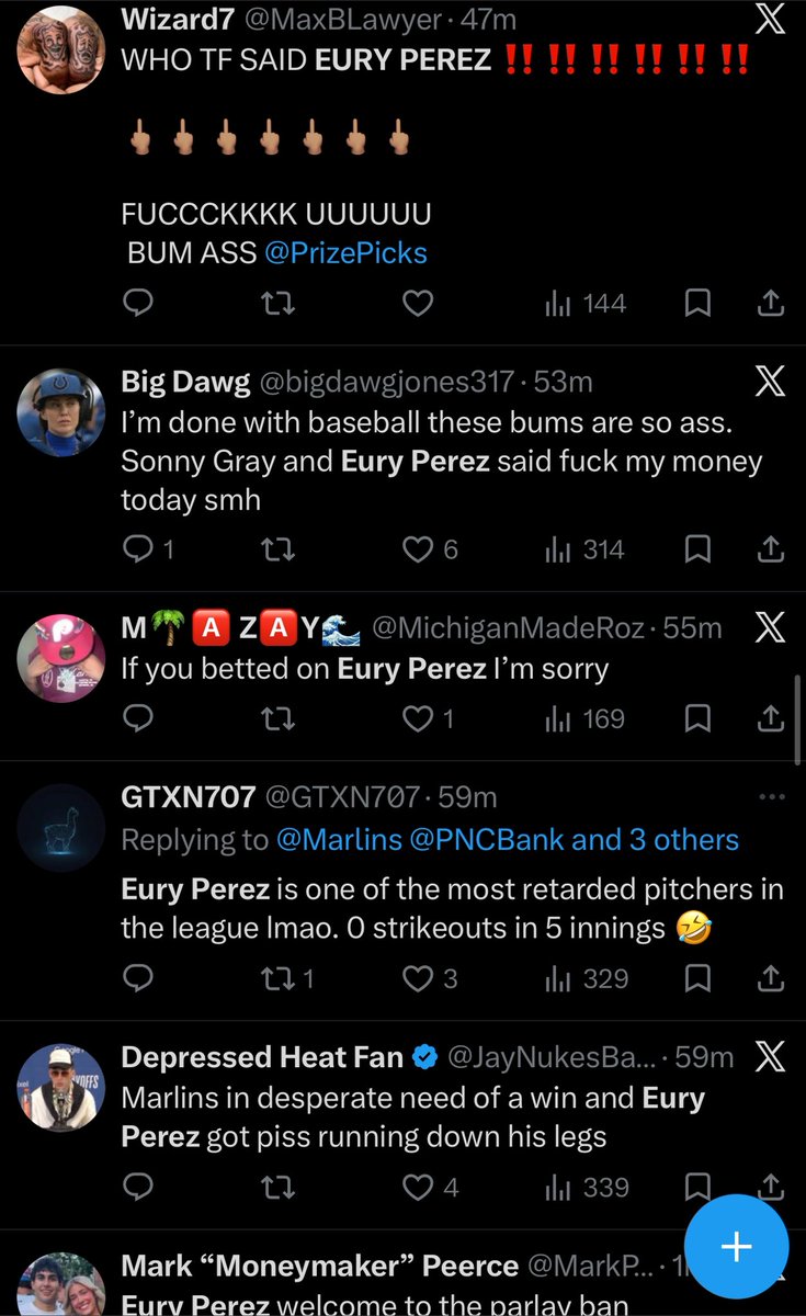 ejmb0000000's tweet photo. this is about a 7 IP 3 ER start from Eury Perez btw

gambling brain is devastating lmao https://t.co/cZtKco1HJ9