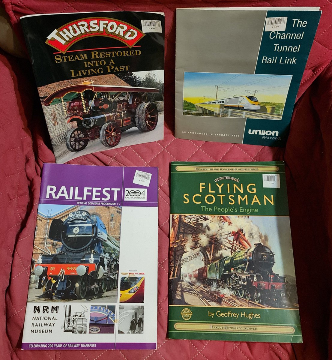 Shaun__92's tweet photo. My Purchases from Sandtoft Trolleybus Museum - Gathering Preview Day 25/07/26 #sandtofttrolleybusmuseum #dolrs #britishtrolleybussociety #railwaybooks #trackatlas #railfest #york #flyingscotsman #busbooks  #saturday #25th #july #2026 @TrolleybusSToft https://t.co/XPB5VvwkAi