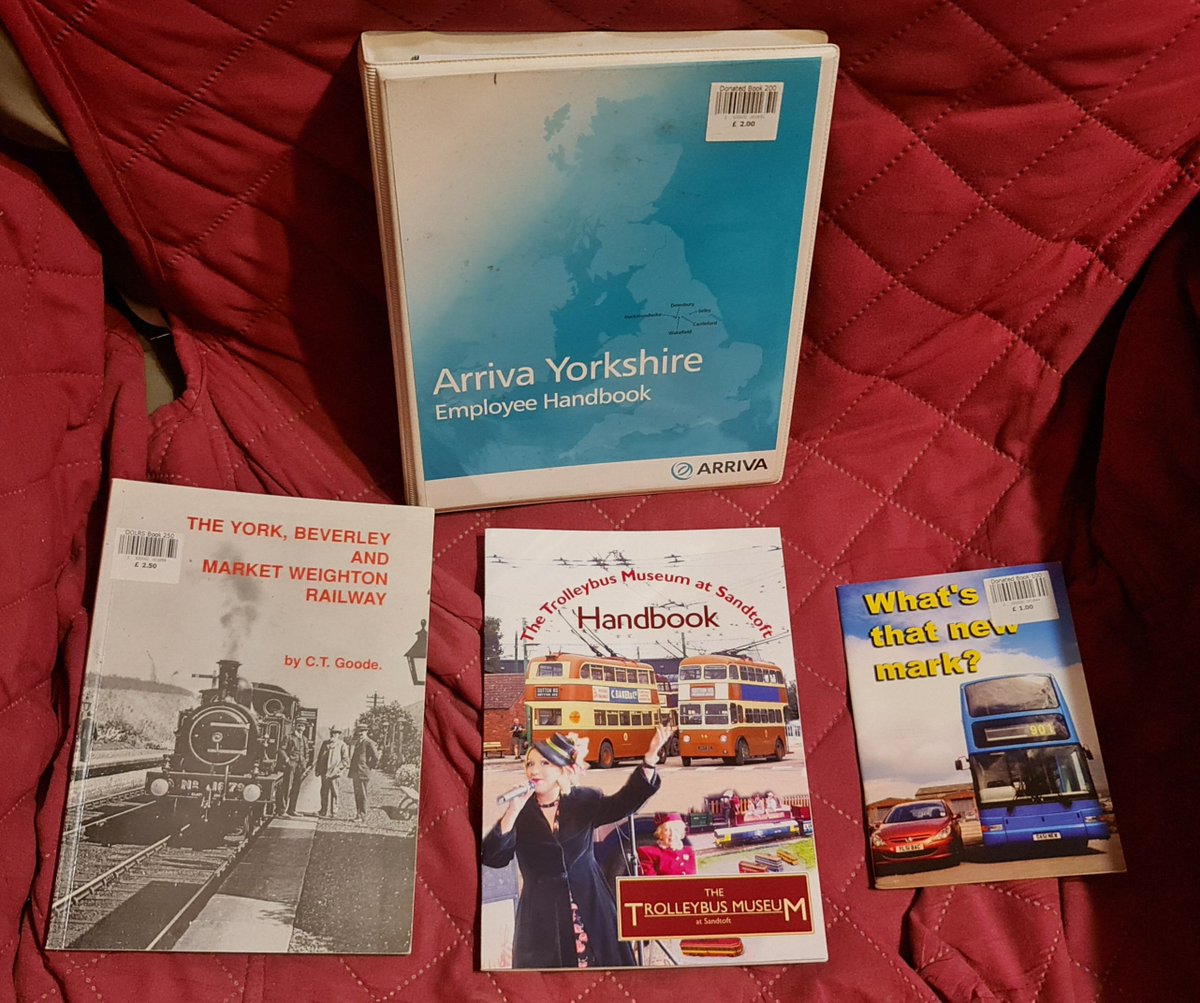 Shaun__92's tweet photo. My Purchases from Sandtoft Trolleybus Museum - Gathering Preview Day 25/07/26 #sandtofttrolleybusmuseum #dolrs #britishtrolleybussociety #railwaybooks #trackatlas #railfest #york #flyingscotsman #busbooks  #saturday #25th #july #2026 @TrolleybusSToft https://t.co/XPB5VvwkAi