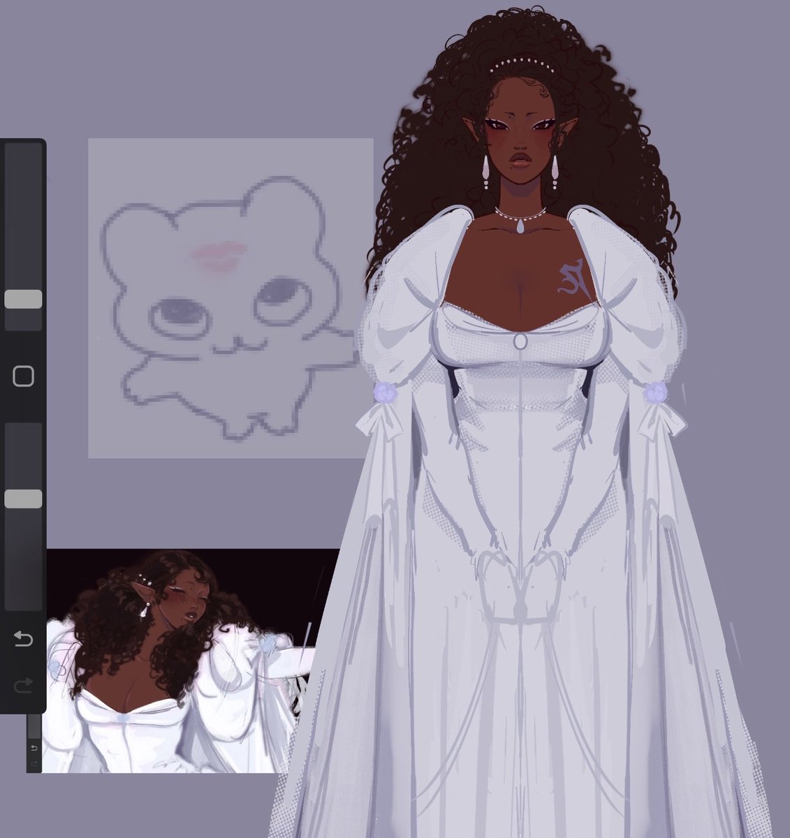lilmsdevilette's tweet photo. suraya redesign, might do it again but my sharlayan wizardess 🪽 https://t.co/MnxTHqOE4A