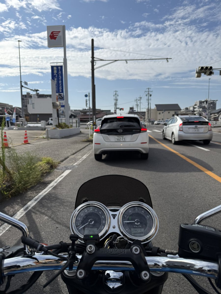 ikkey72's tweet photo. 朝からガソスタでおっちゃんに話かけられてからでっぱつ https://t.co/48jfcCU5Oj