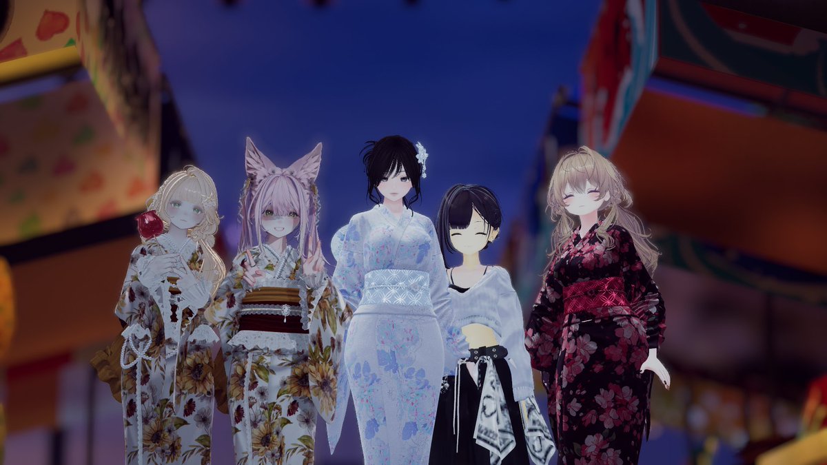 pimo_eku's tweet photo. お祭りと花火でとっても夏！ https://t.co/YzwIL9yUnh
