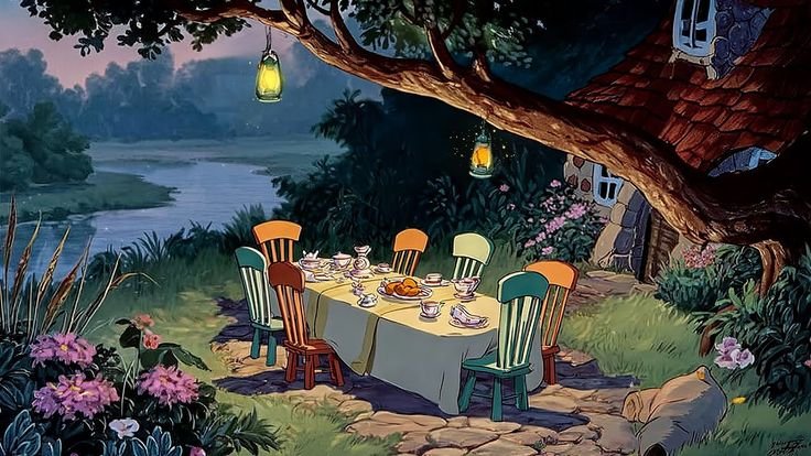 nastachka88's tweet photo. The Midnight tea gathering of ghosts https://t.co/Wv3hzaqiLK