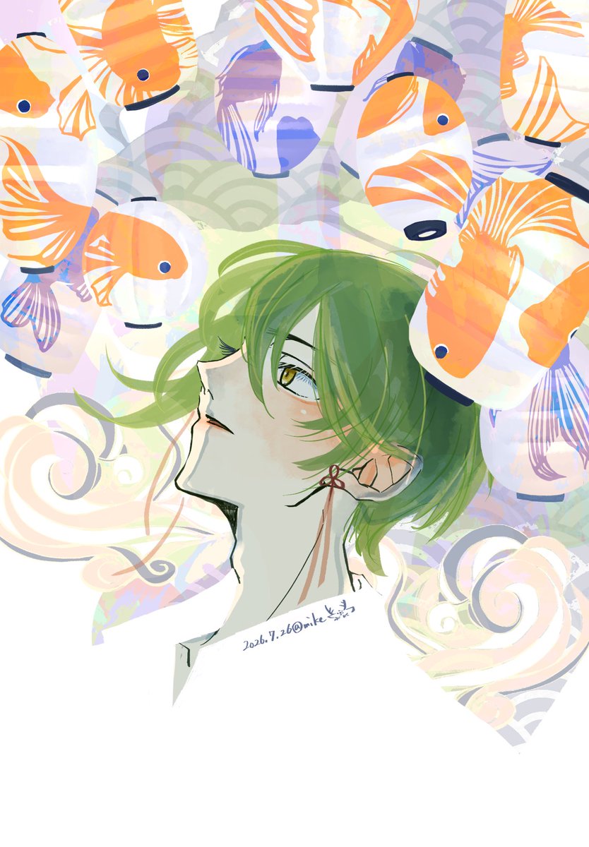 miyake_kano's tweet photo. かみさま、 🐉 shaman

#草薙伯玖生誕祭2026
#草薙伯玖誕生祭2026
#東ディバ絵札

お誕生日おめでとう！ https://t.co/FNyArkyKc5