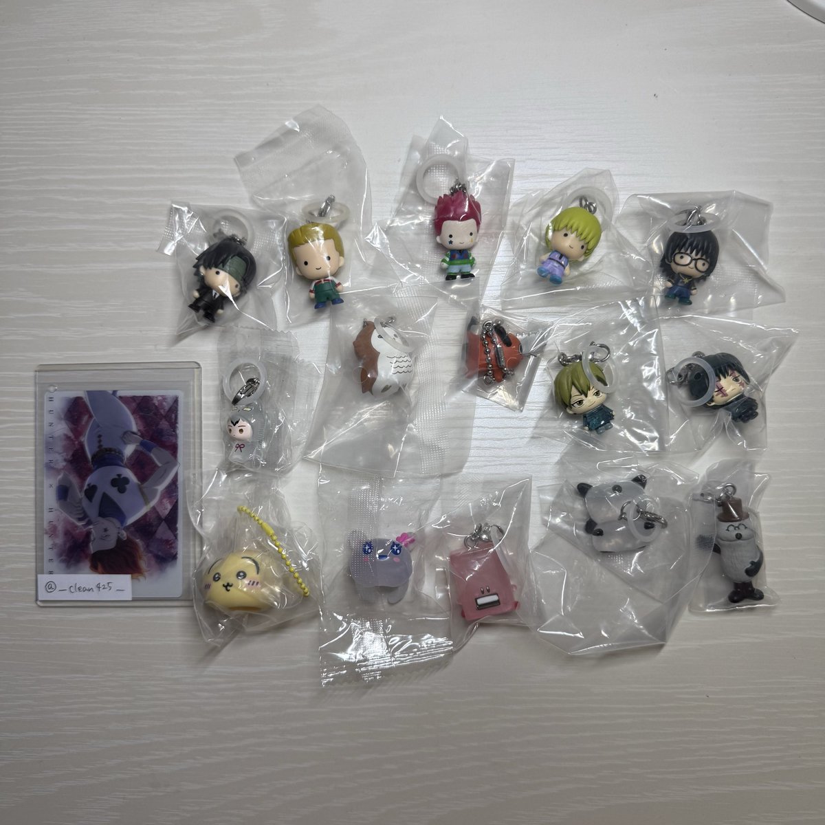 __clean425__'s tweet photo. 【交換】 めじるしアクセサリー

譲)ハンターハンター、ちいかわ、たまごっち、スンスン、カービィ、ハイキュー、チェーンソーマン、呪術廻戦

求)画像2.3

本日ソラマチ手渡し優先
後日郵送＞都内手渡し

検索からでもお気軽にどうぞ！ https://t.co/SWMRD2lv05